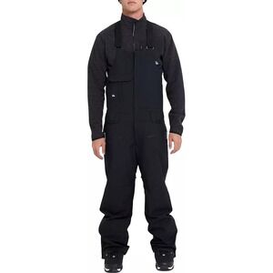 NWT Men's Quiksilver Highline Utility Bib - Medium - Black